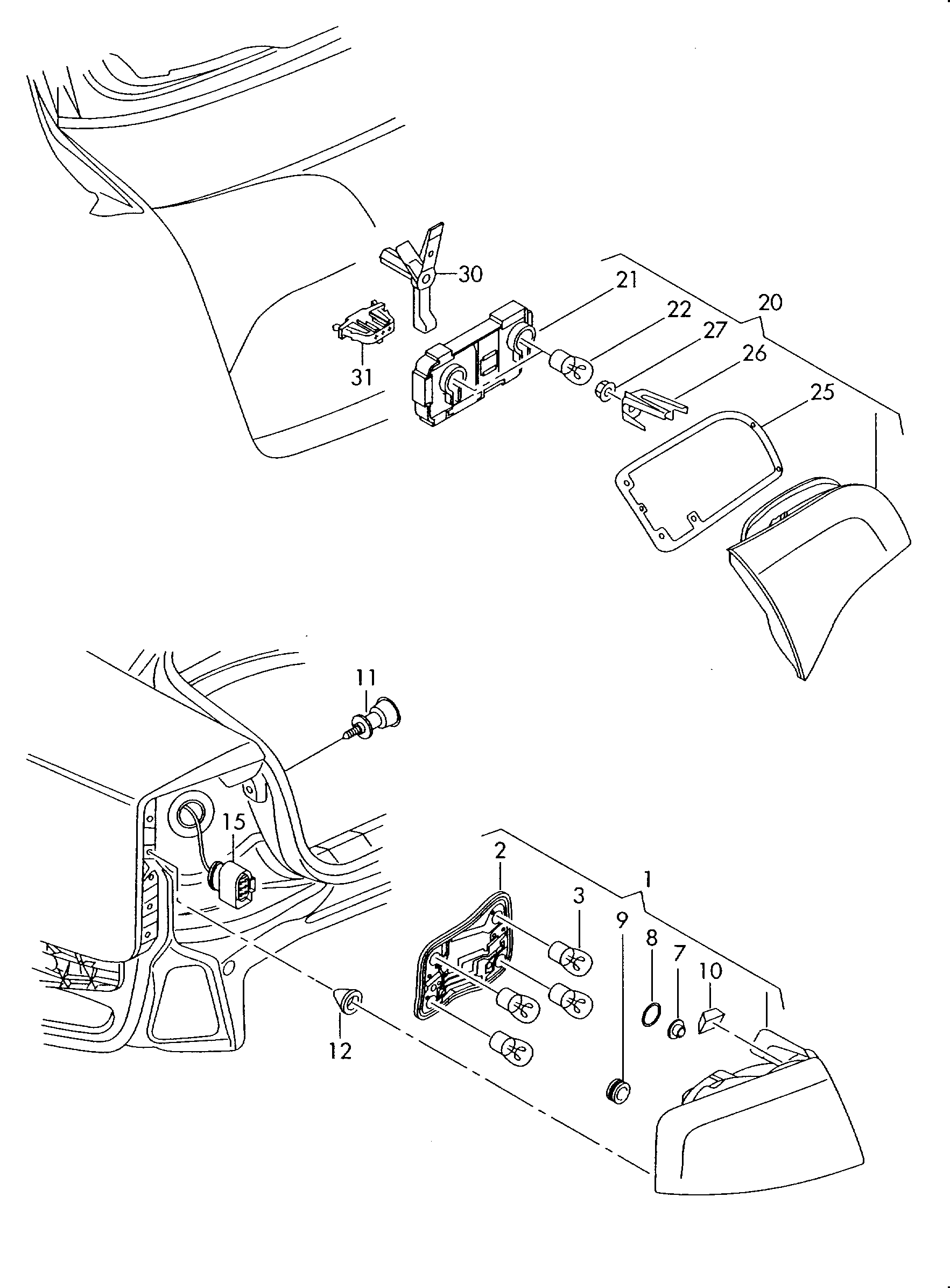 STOP SVETLO DESNO  8E9945096E